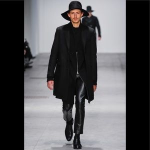 Costume National Homme Raw edge coat SMALL 36USA.